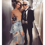 Gigi Hadid : glamour et distinguée pour Fendi