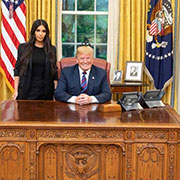 Kim Kardashian et Donald Trump, la rencontre