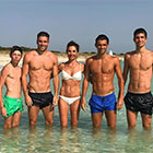 Véronique Zidane : Canon en bikini avec ses 4 enfants, tous musclés !